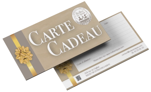 Carte-cadeau de Bulles et Spas
